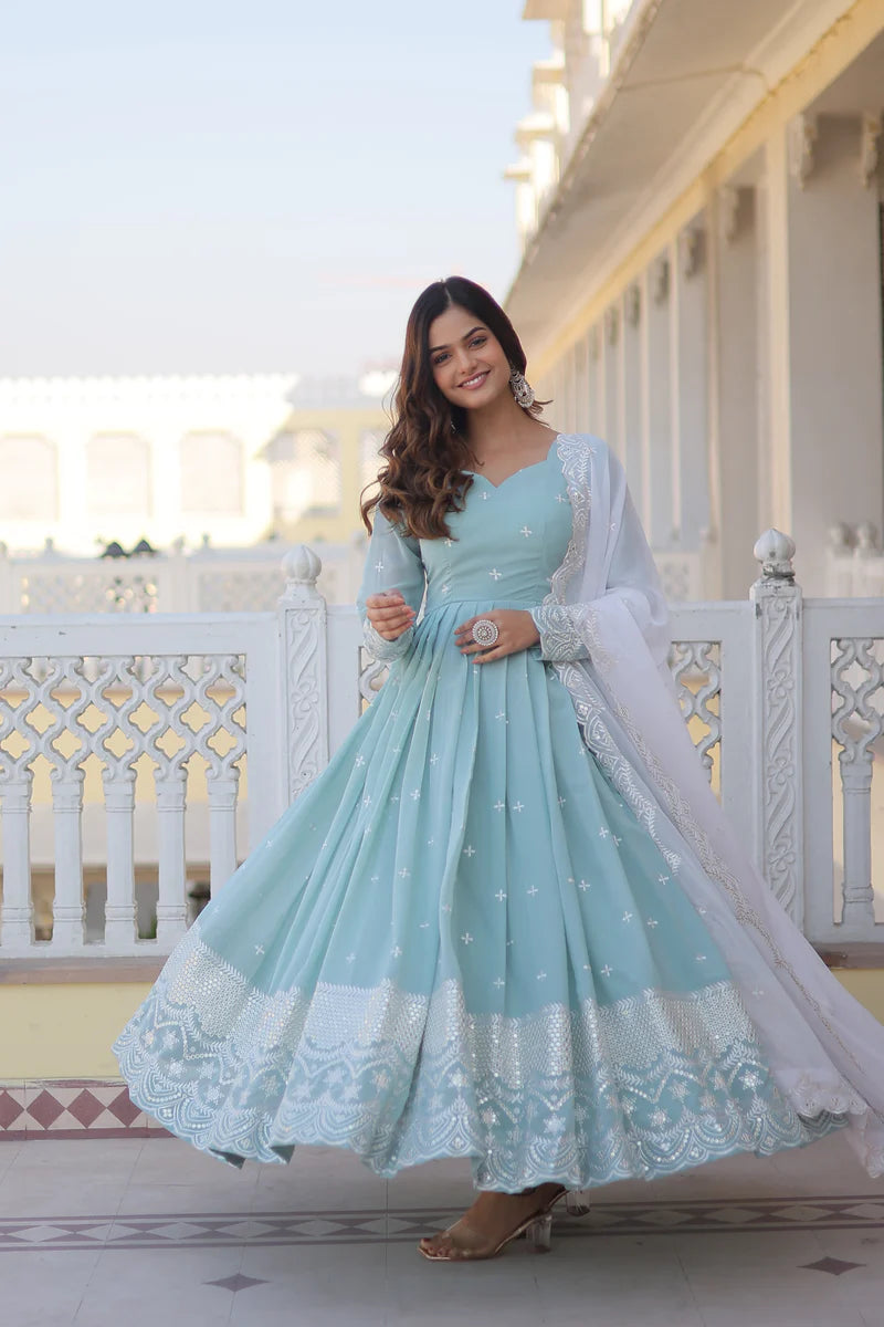 Premium Designer Anarkali Gown