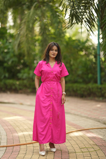 Pink New Designer Dress For Women