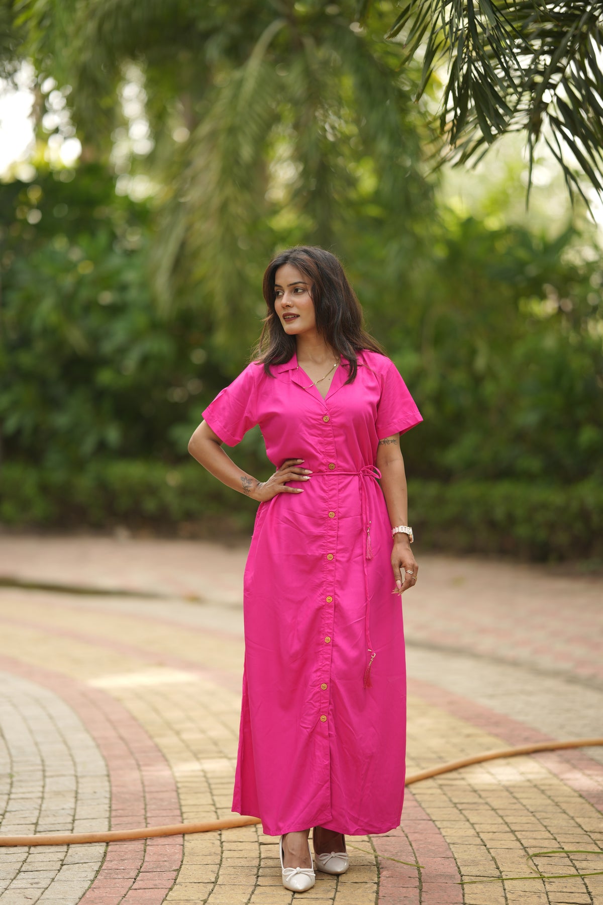 Pink New Designer Dress For Women