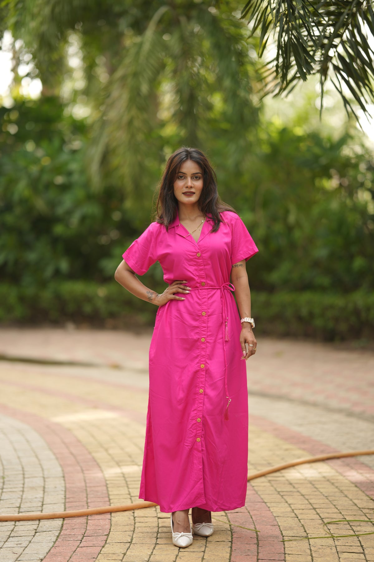 Pink New Designer Dress For Women