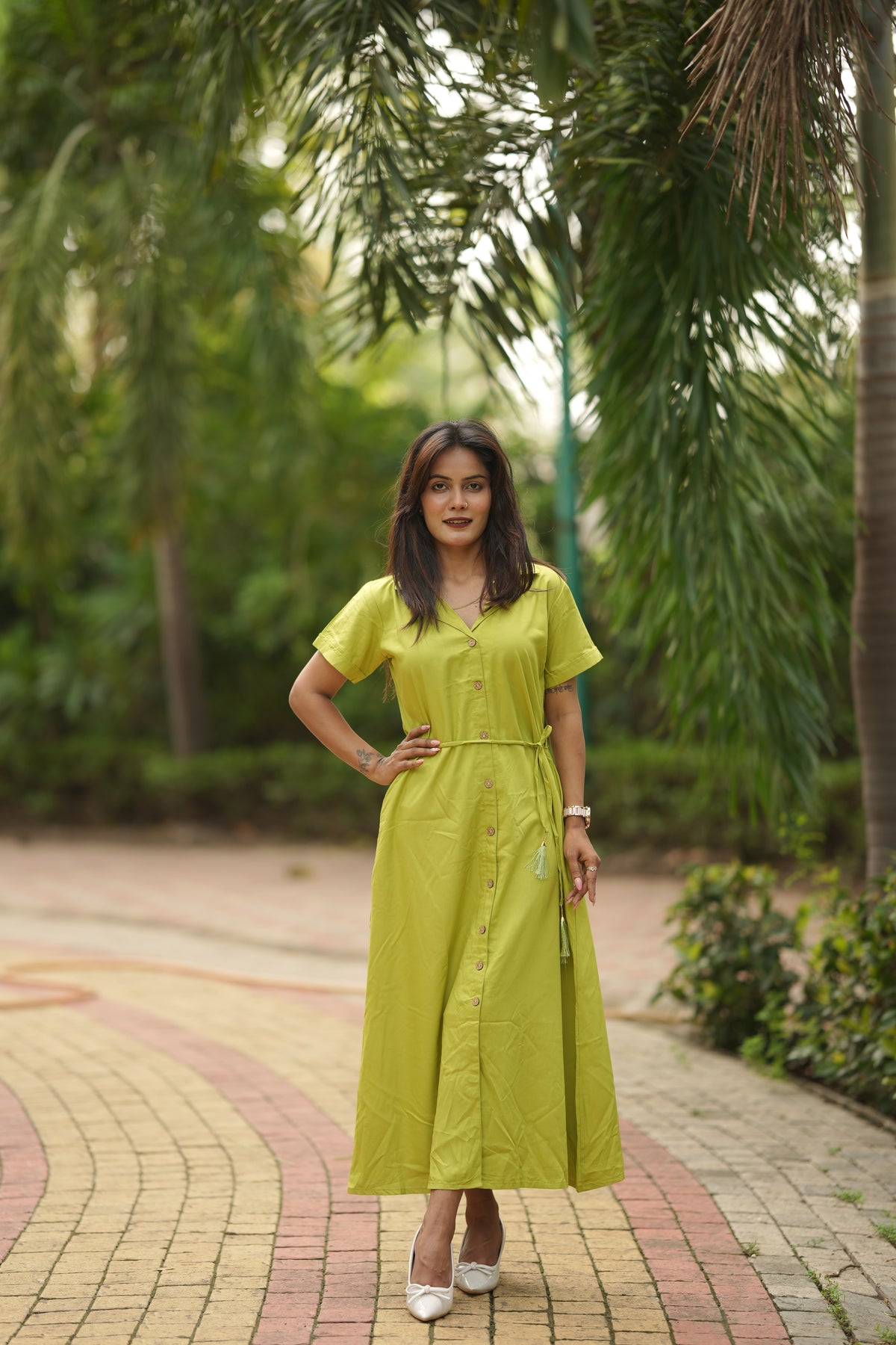 Green New Designer Dress For Women