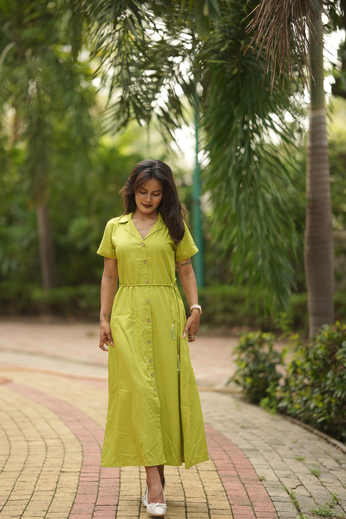 Green New Designer Dress For Women