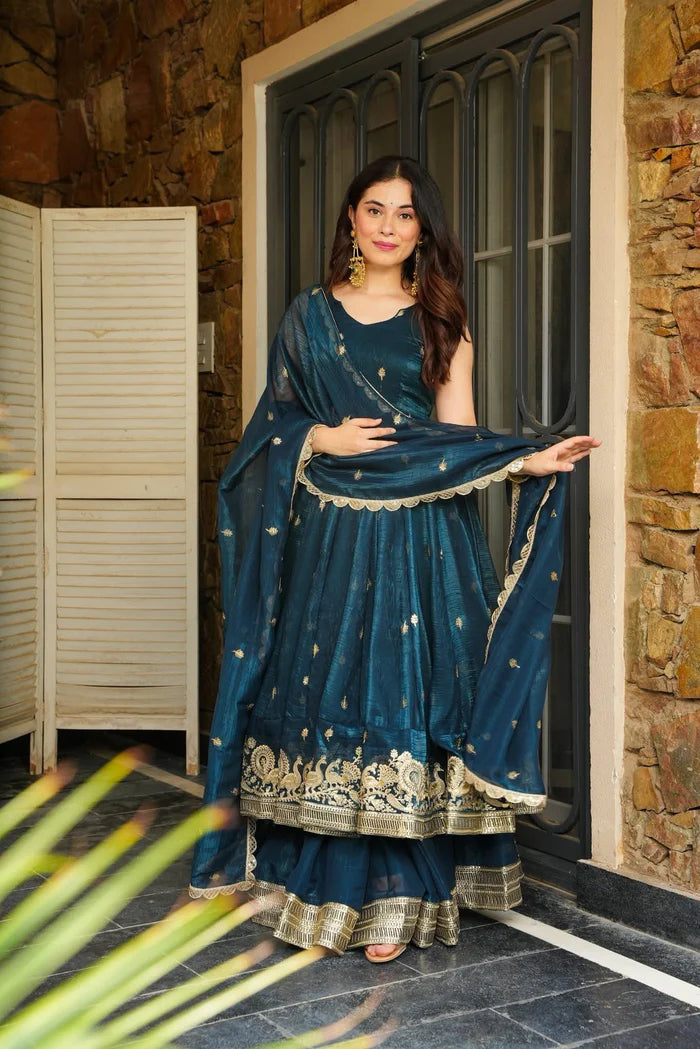 Azira Rama  Color Premium Anarkali Suit Set