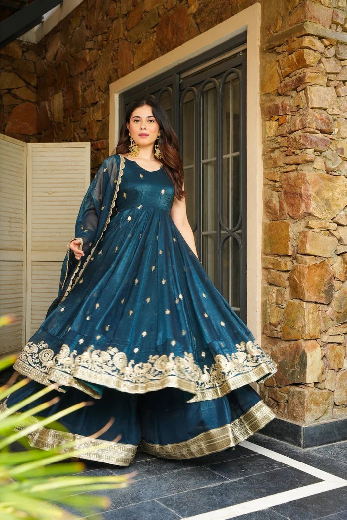 Azira Rama  Color Premium Anarkali Suit Set